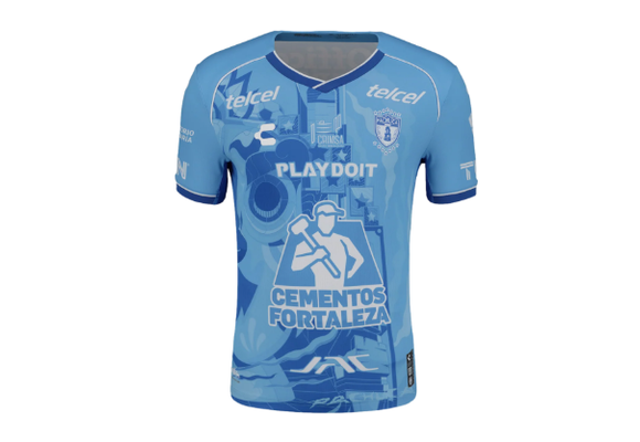 Charly Pachuca 2024 - 25 Metzican Box Edition Third Jersey - Sky Blue