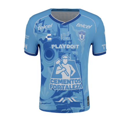 Charly Pachuca 2024 - 25 Metzican Box Edition Third Jersey - Sky Blue
