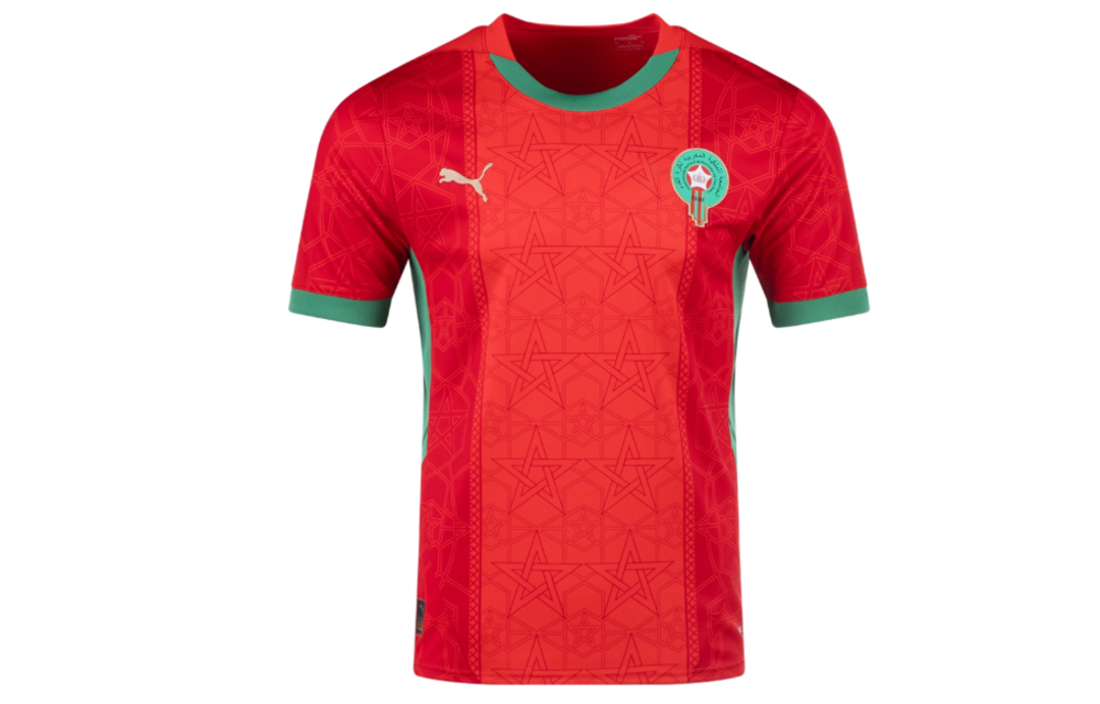 Puma Morocco 2025 Home Jersey - Red/Archive Green