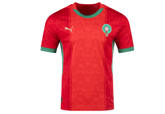 Puma Morocco 2025 Home Jersey - Red/Archive Green
