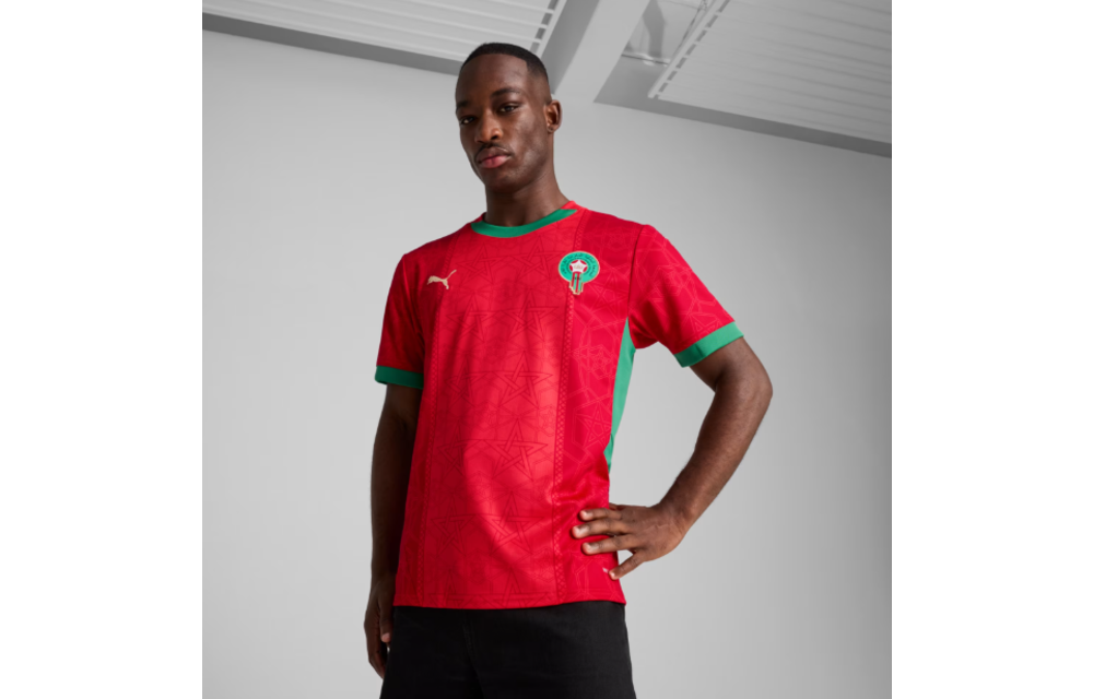 Puma Morocco 2025 Home Jersey - Red/Archive Green