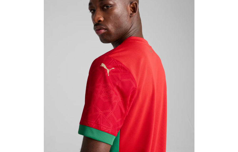 Puma Morocco 2025 Home Jersey - Red/Archive Green