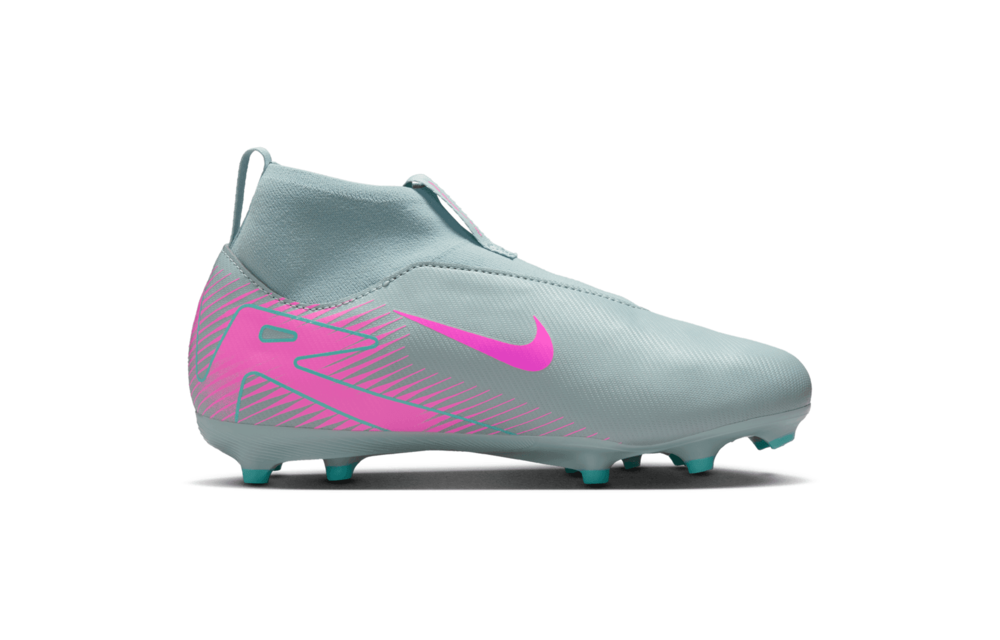 Nike Jr Zoom Mercurial Superfly 10 Academy FG Cleats - Ocean Cube/Pink Blast