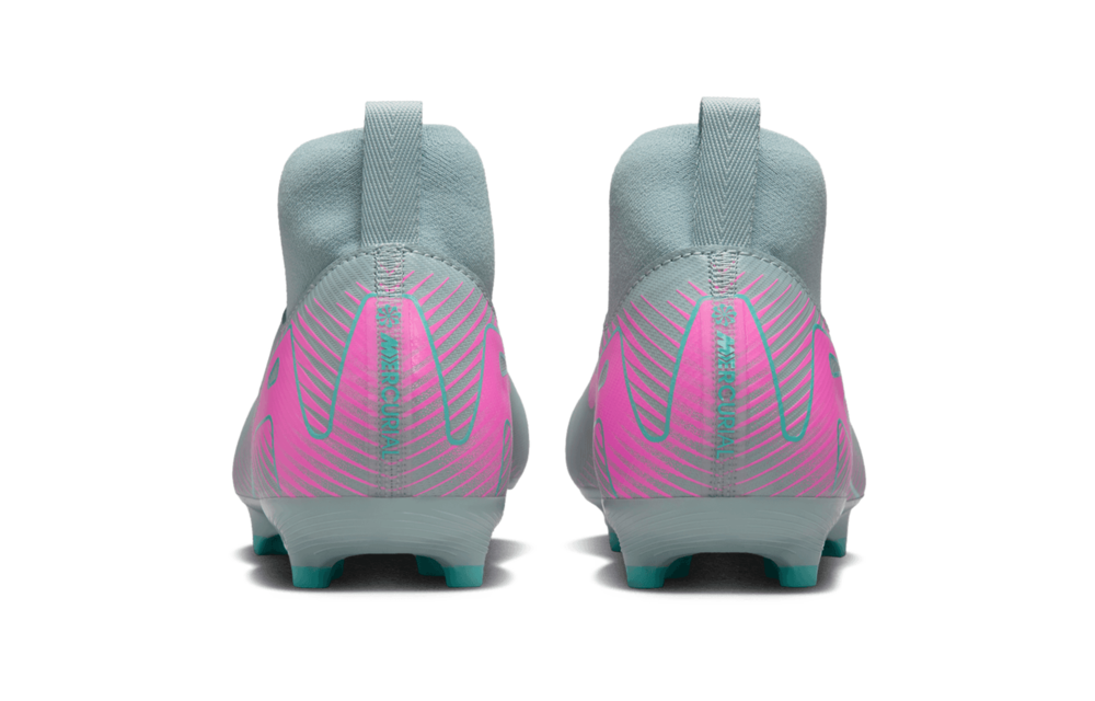 Nike Jr Zoom Mercurial Superfly 10 Academy FG Cleats - Ocean Cube/Pink Blast