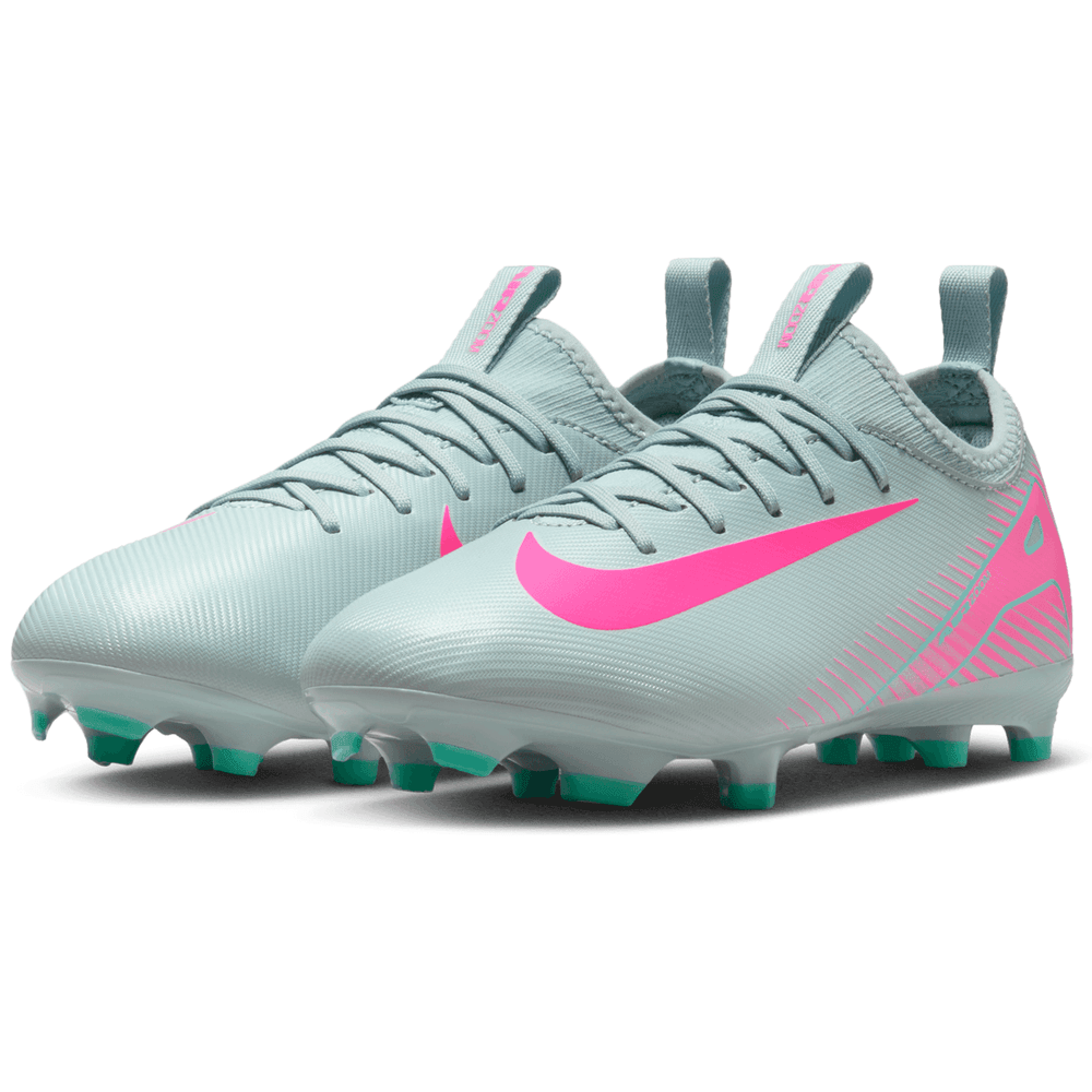 Nike Jr Zoom Mercurial Vapor 16 Prism Academy FG Cleats - Ocean Cube/Pink Blast