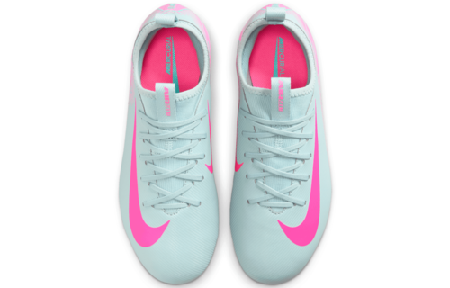 Nike Jr Zoom Mercurial Vapor 16 Prism Academy FG Cleats - Ocean Cube/Pink Blast