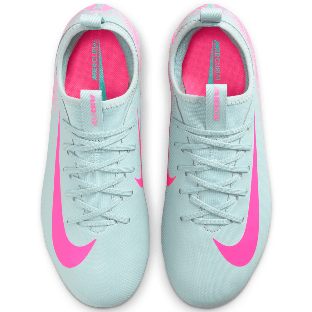 Nike Jr Zoom Mercurial Vapor 16 Prism Academy FG Cleats - Ocean Cube/Pink Blast