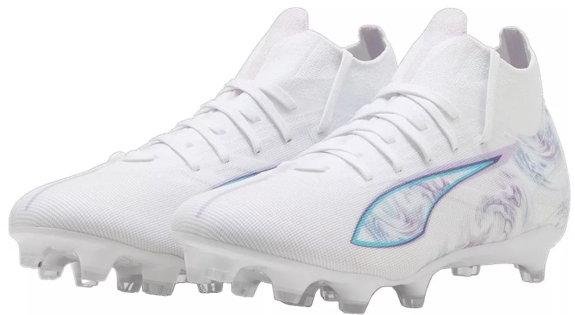 Puma Womens Ultra Match + FG/AG Brilliance Pack - White/Black/Spring Lavender