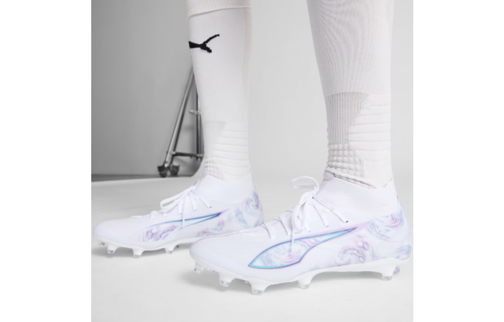 Puma Womens Ultra Match + FG/AG Brilliance Pack - White/Black/Spring Lavender