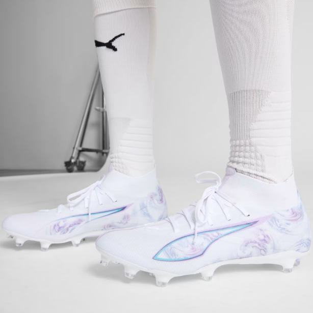 Puma Womens Ultra Match + FG/AG Brilliance Pack - White/Black/Spring Lavender