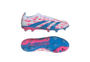 adidas Predator 24 PRO FG - White/Solar Blue/Solar Pink