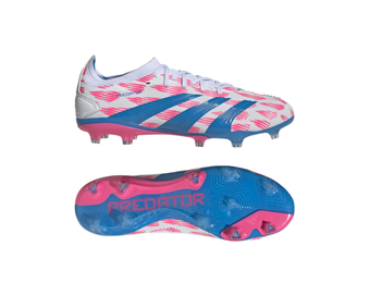 adidas Predator 24 PRO FG - White/Solar Blue/Solar Pink