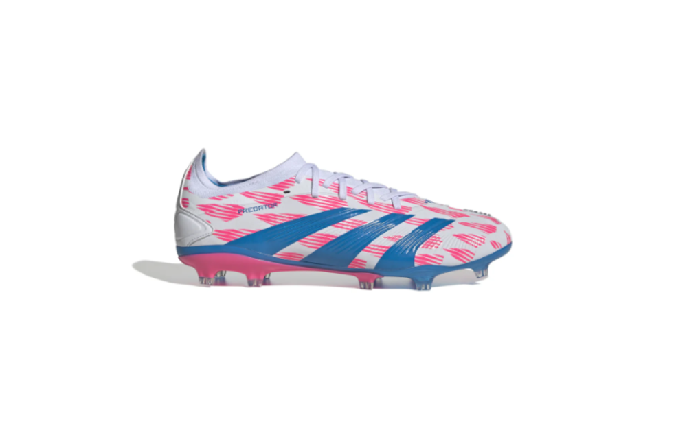 adidas Predator 24 PRO FG - White/Solar Blue/Solar Pink