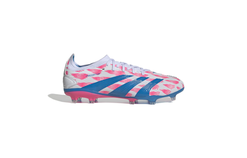 adidas Predator 24 PRO FG - White/Solar Blue/Solar Pink