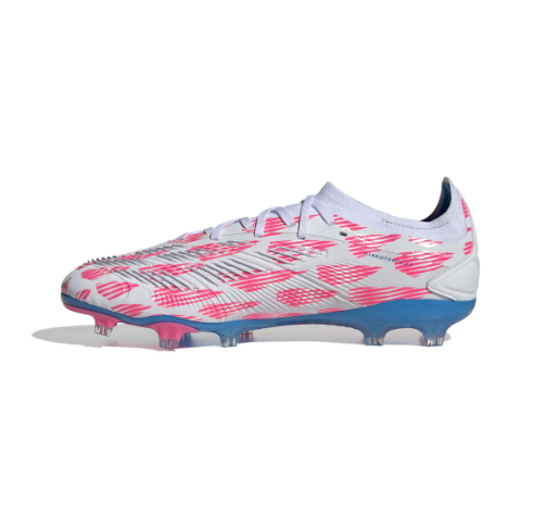 adidas Predator 24 PRO FG - White/Solar Blue/Solar Pink