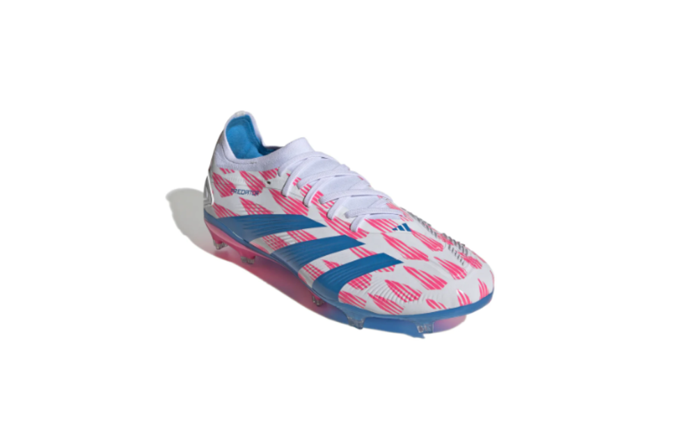 adidas Predator 24 PRO FG - White/Solar Blue/Solar Pink