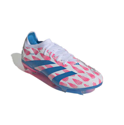 adidas Predator 24 PRO FG - White/Solar Blue/Solar Pink