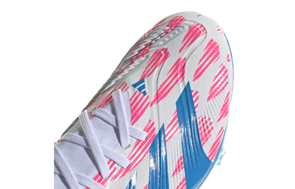 adidas Predator 24 PRO FG - White/Solar Blue/Solar Pink