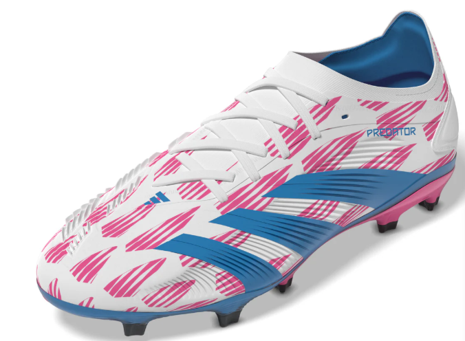 adidas Predator 24 PRO FG - White/Solar Blue/Solar Pink