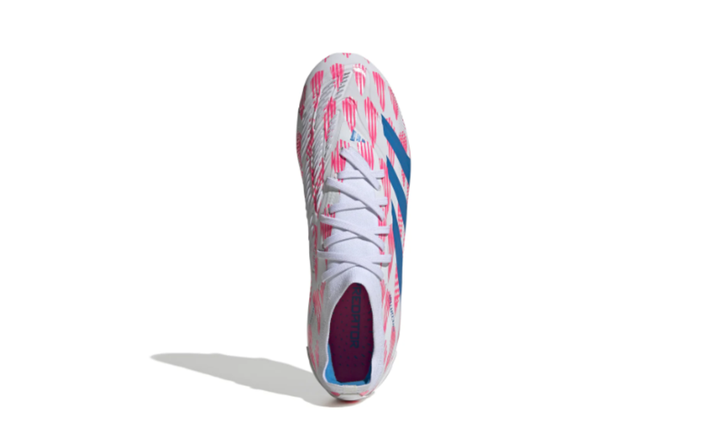 adidas Predator 24 PRO FG - White/Solar Blue/Solar Pink