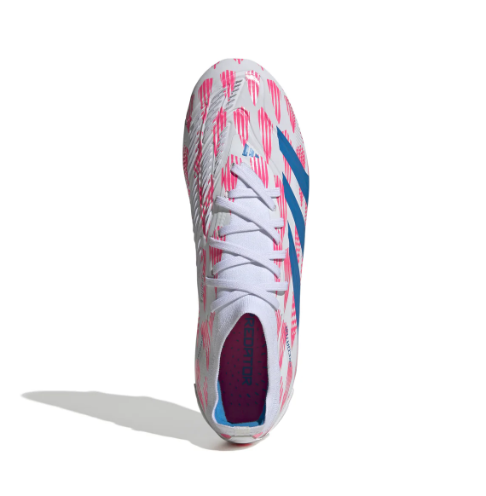adidas Predator 24 PRO FG - White/Solar Blue/Solar Pink