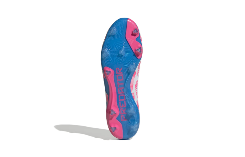 adidas Predator 24 PRO FG - White/Solar Blue/Solar Pink