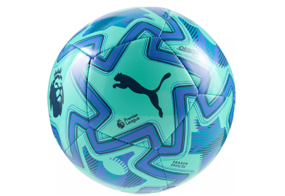 Puma Premier League 2025 - 26  Orbita Play Ball - Electric Peppermint/Mountain Blue/Black