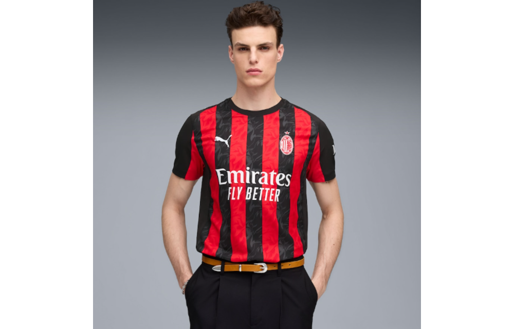 Puma AC Milan 2025 - 26 Authentic Home Jersey - Red/Black