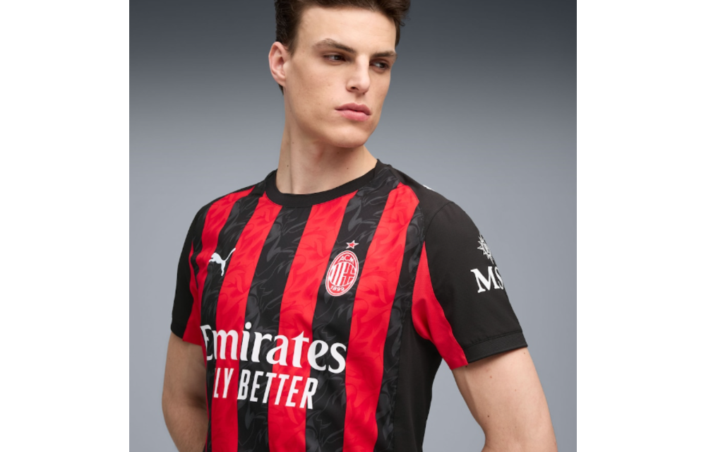Puma AC Milan 2025 - 26 Authentic Home Jersey - Red/Black