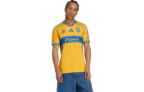 adidas UANL Tigres 2025 - 26 Home Jersey - Collegiate Gold/Blue