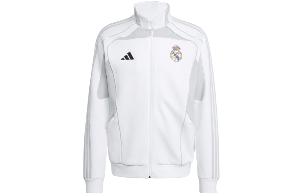 adidas Real Madrid 2025 - 26 Urban Purist Doubleknit Track Jacket - White/Light Solid Grey