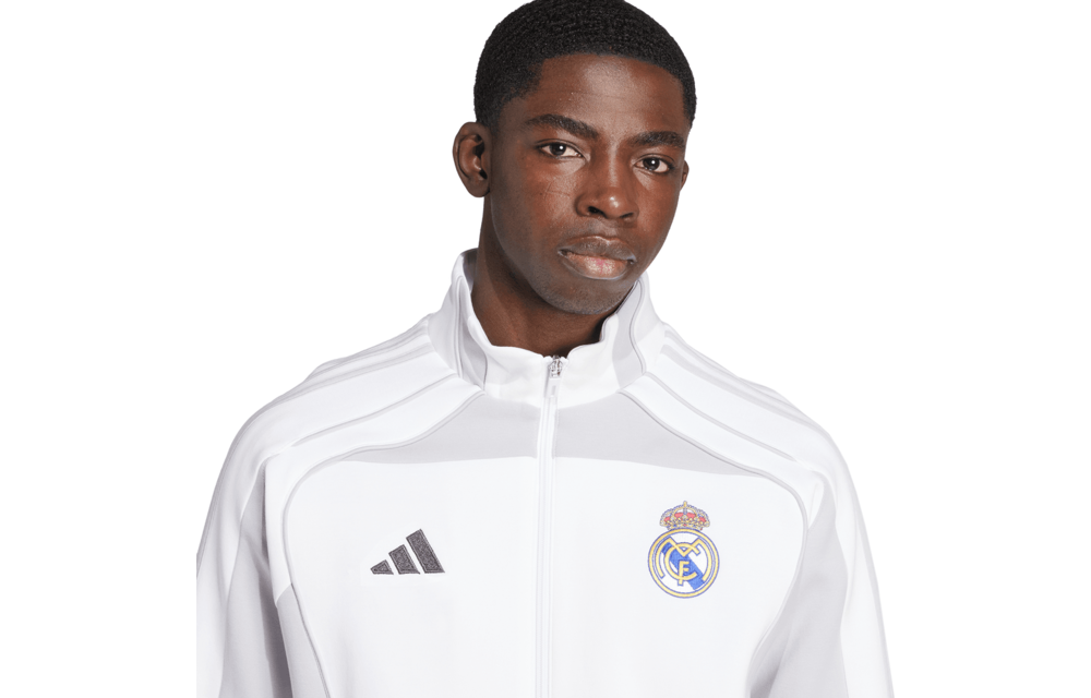adidas Real Madrid 2025 - 26 Urban Purist Doubleknit Track Jacket - White/Light Solid Grey