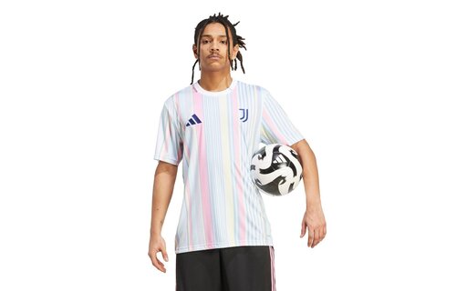 adidas Juventus 2025 - 26 Prematch Training Jersey- White/Multi