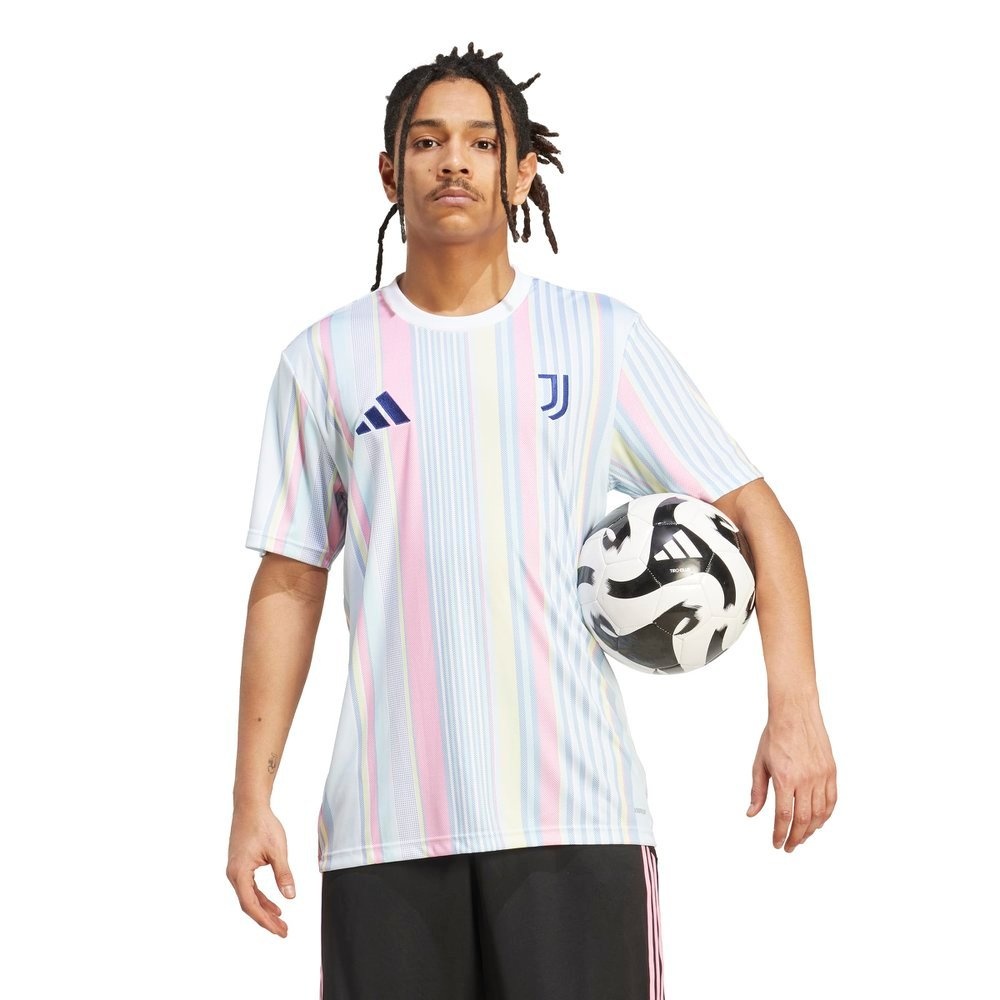 adidas Juventus 2025 - 26 Prematch Training Jersey- White/Multi
