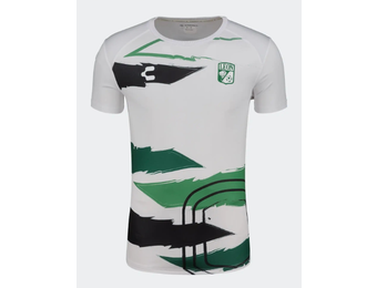 Charly Club Leon 2025 - 26 SS Prematch Training Jersey - White/Green/Black