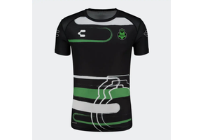 Charly Santos Laguna 2025 - 26 SS Prematch Training Jersey - Black