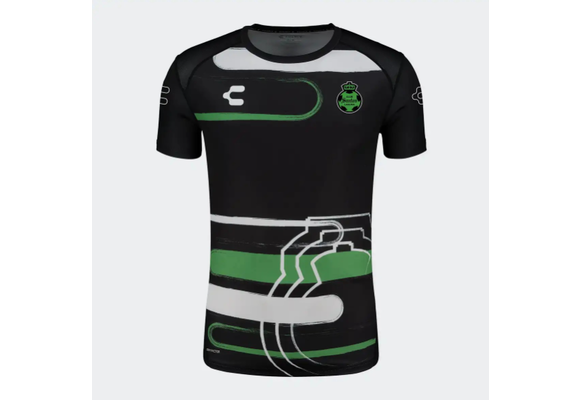 Charly Santos Laguna 2025 - 26 SS Prematch Training Jersey - Black