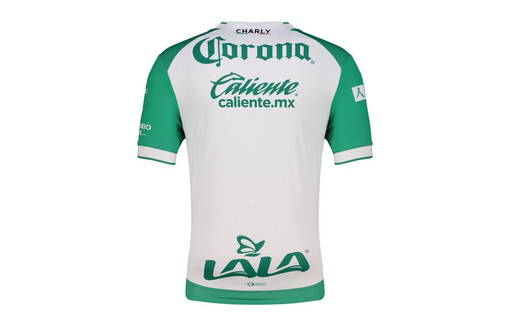Charly Santos Laguna 2025-26 Home Jersey - Green/White