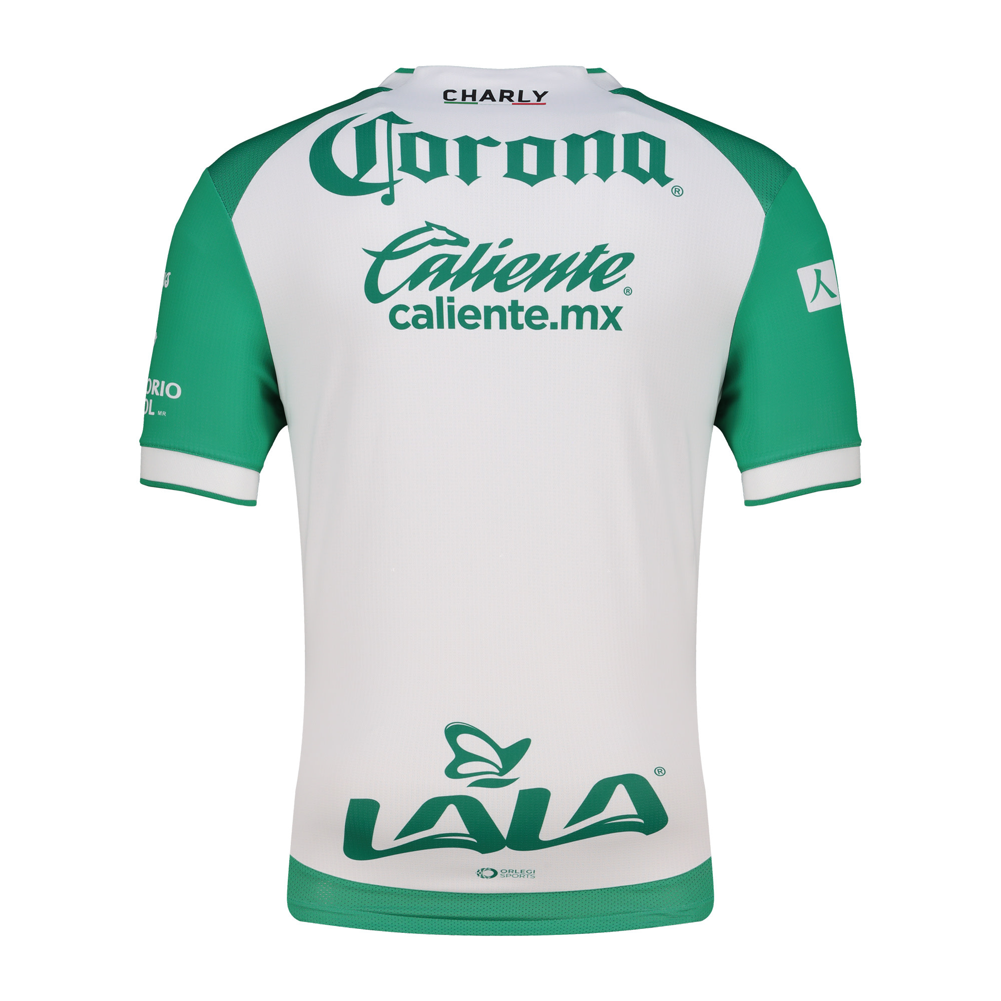 Charly Santos Laguna 2025-26 Home Jersey - Green/White