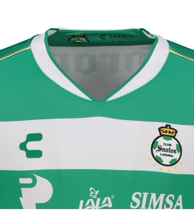 Charly Charly Santos Laguna 2025-26 Home Jersey - Green/White