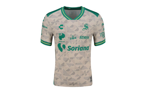 Charly Santos Laguna 2025-26 Away Jersey - Smoke Grey/Green