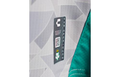 Charly Santos Laguna 2025-26 Away Jersey - Smoke Grey/Green