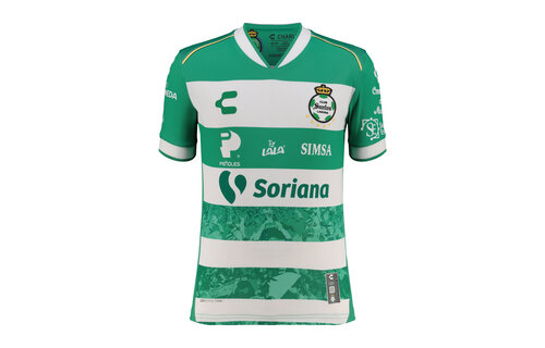 Charly Youth Santos Laguna 2025-26 Home Jersey - Green/White