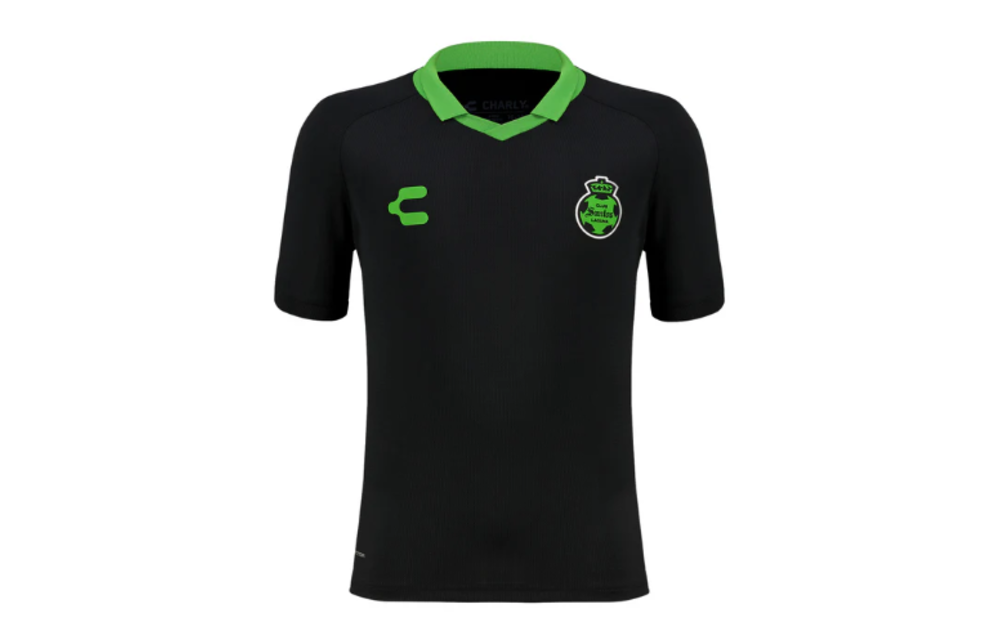 Charly Santos Laguna 2025 - 26 Travel Polo Shirt - Black/Green