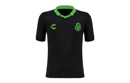 Charly Santos Laguna 2025 - 26 Travel Polo Shirt - Black/Green