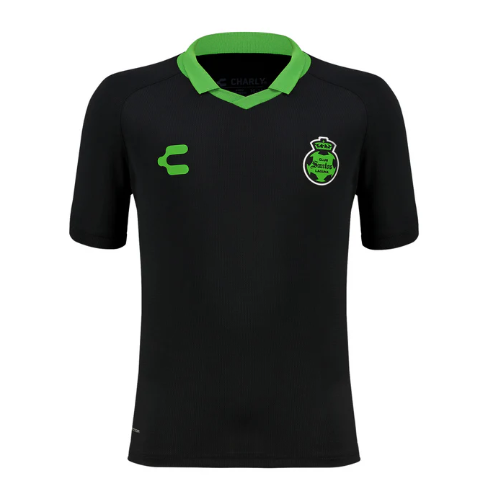 Charly Santos Laguna 2025 - 26 Travel Polo Shirt - Black/Green