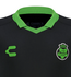 Charly Charly Santos Laguna 2025 - 26 Travel Polo Shirt - Black/Green