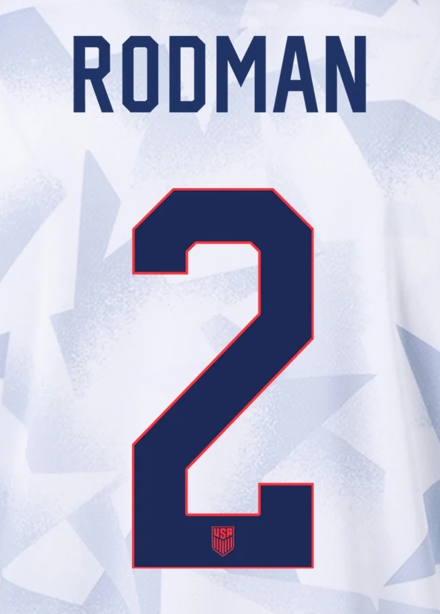 United States USWNT USMNT 2025 Home and Away Official Namesets ( Name and Number)