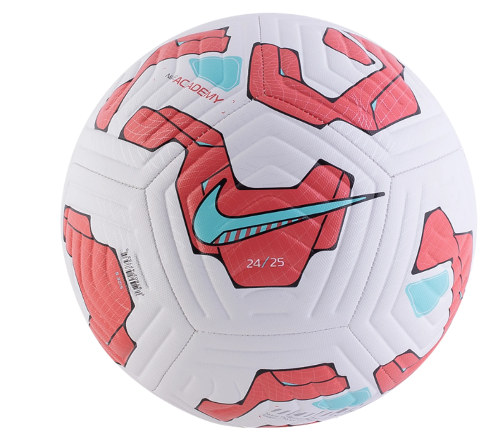 Nike 2025 Academy Soccer Ball - White/Ember Glow/Aurora Green