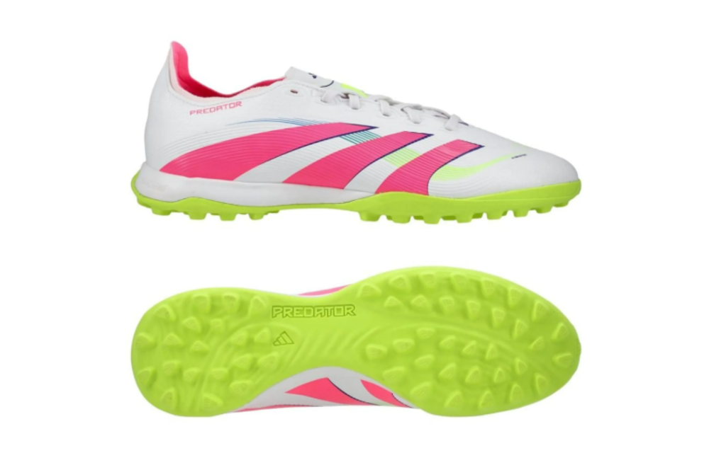 adidas Predator League TF Turf -White/Lucid Pink/Lucid Lemon
